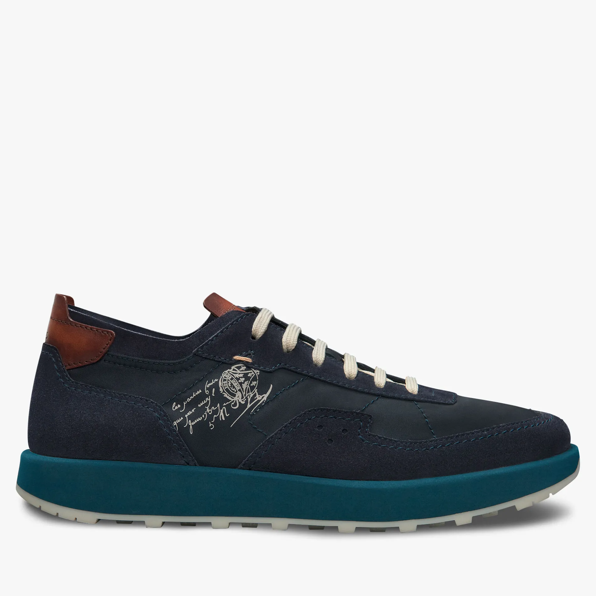 Berluti Sneaker Light Track En Veau Velours Et Nylon | Sneakers