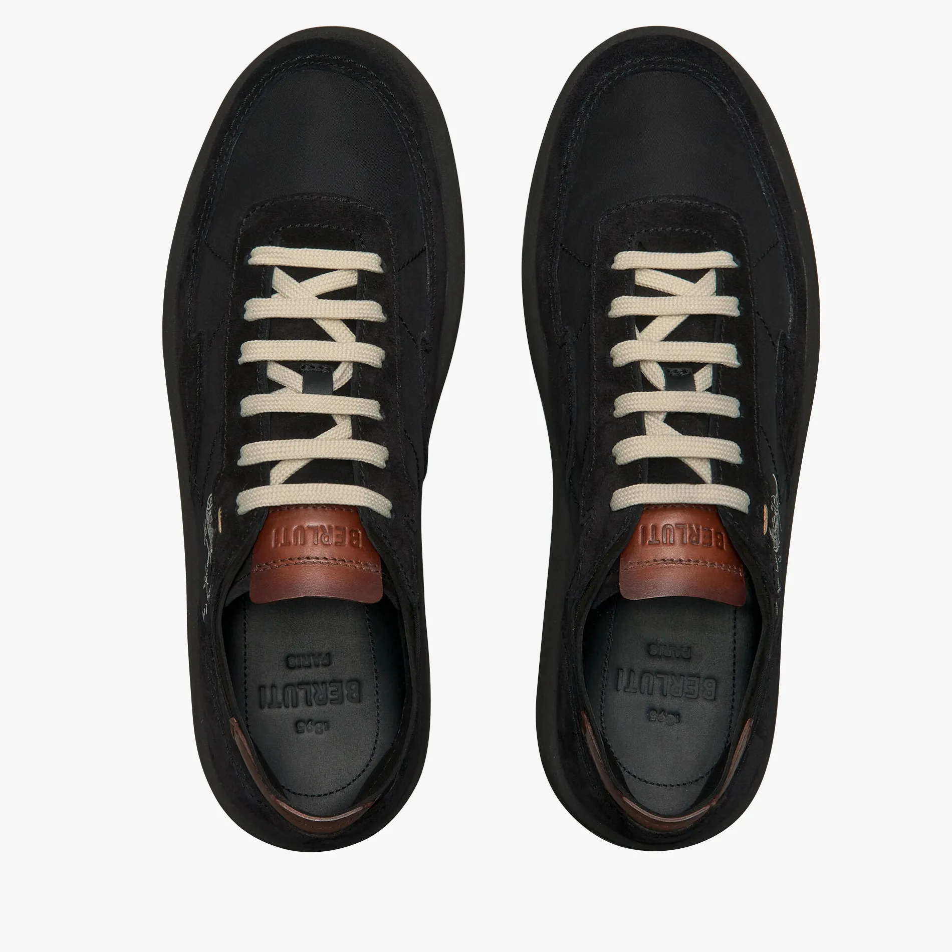 Berluti Sneaker Light Track En Veau Velours Et Nylon | Sneakers