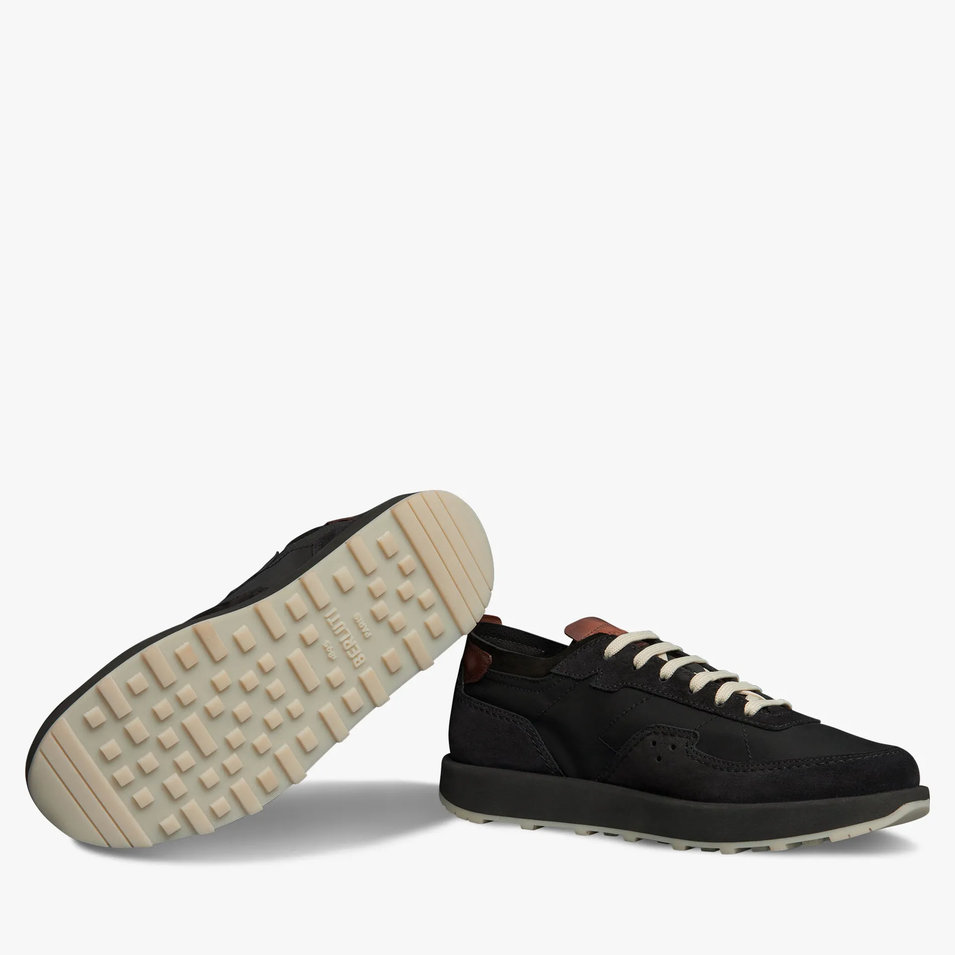 Berluti Sneaker Light Track En Veau Velours Et Nylon | Sneakers