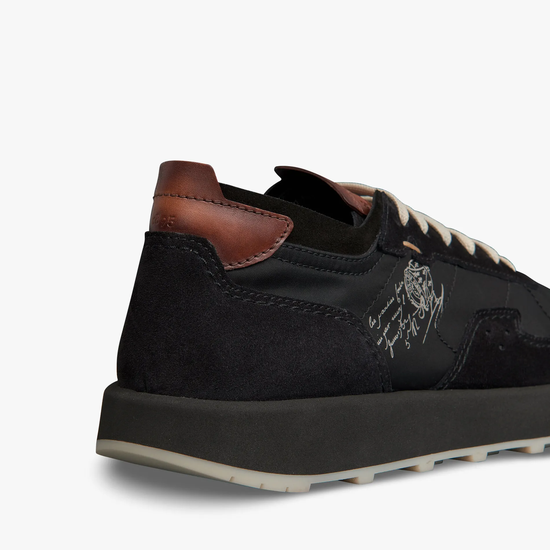Berluti Sneaker Light Track En Veau Velours Et Nylon | Sneakers
