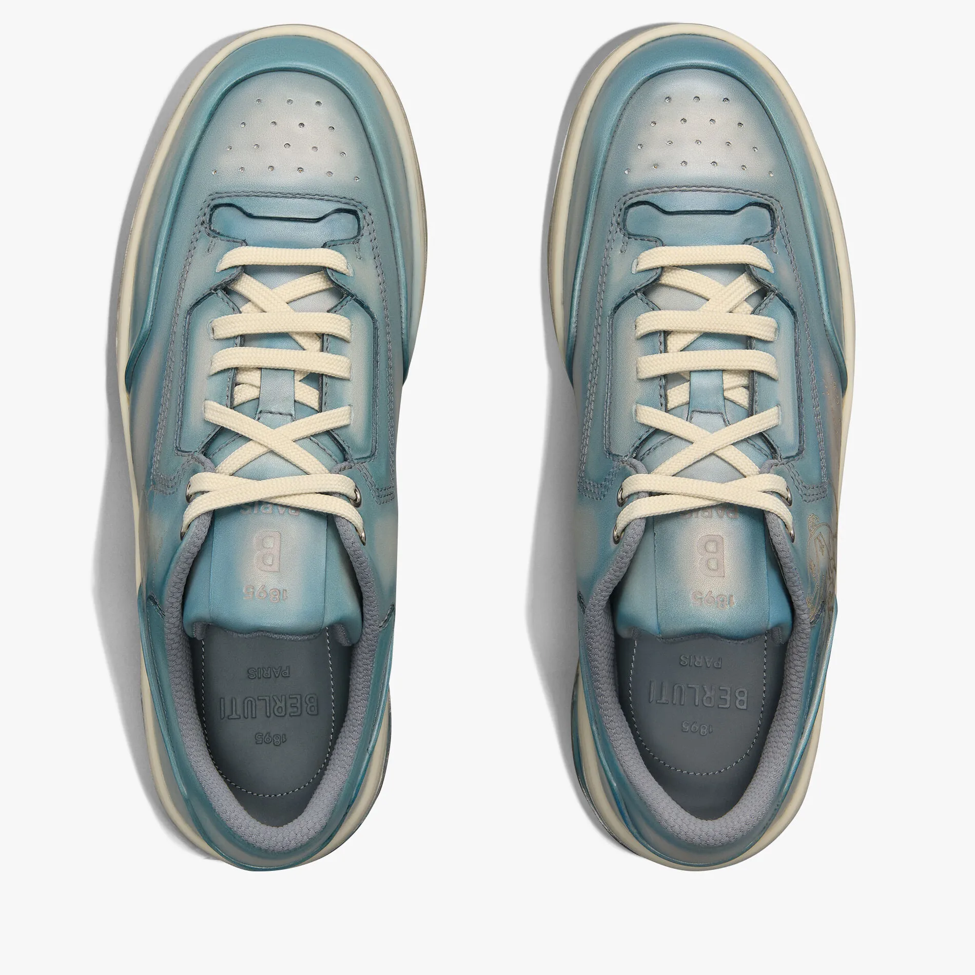 Berluti Sneaker Playoff En Cuir De Veau Venezia Scritto | Sneakers