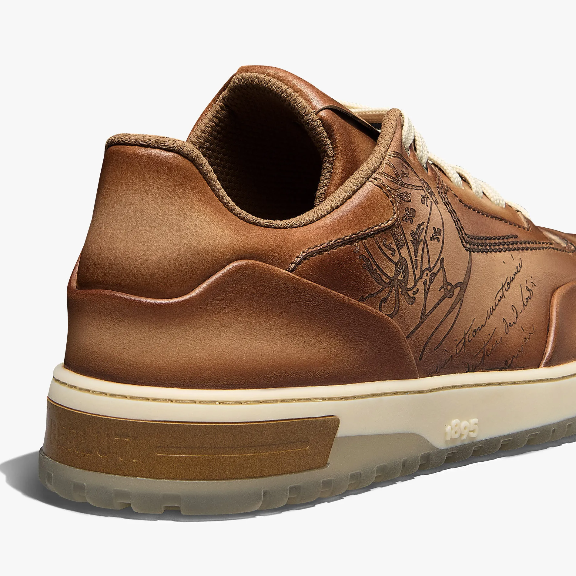 Berluti Sneaker Playoff En Cuir De Veau Venezia Scritto | Sneakers