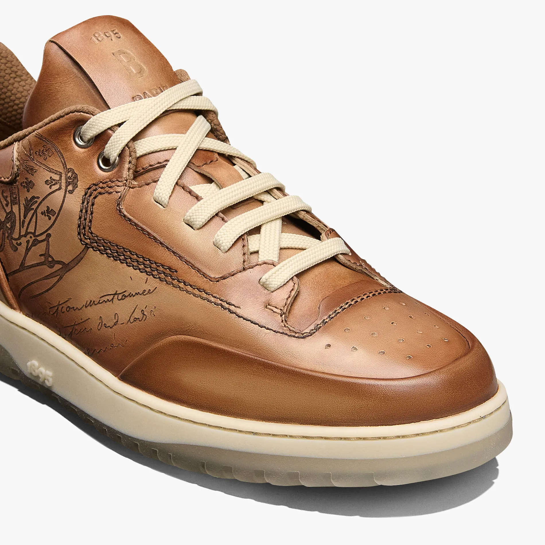 Berluti Sneaker Playoff En Cuir De Veau Venezia Scritto | Sneakers