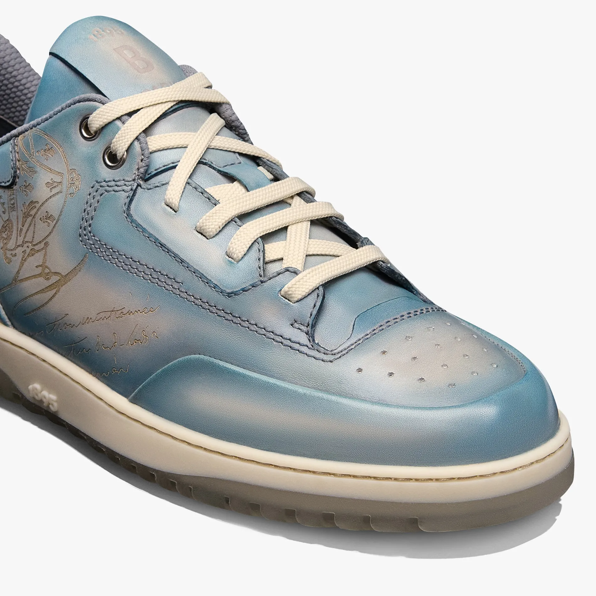 Berluti Sneaker Playoff En Cuir De Veau Venezia Scritto | Sneakers