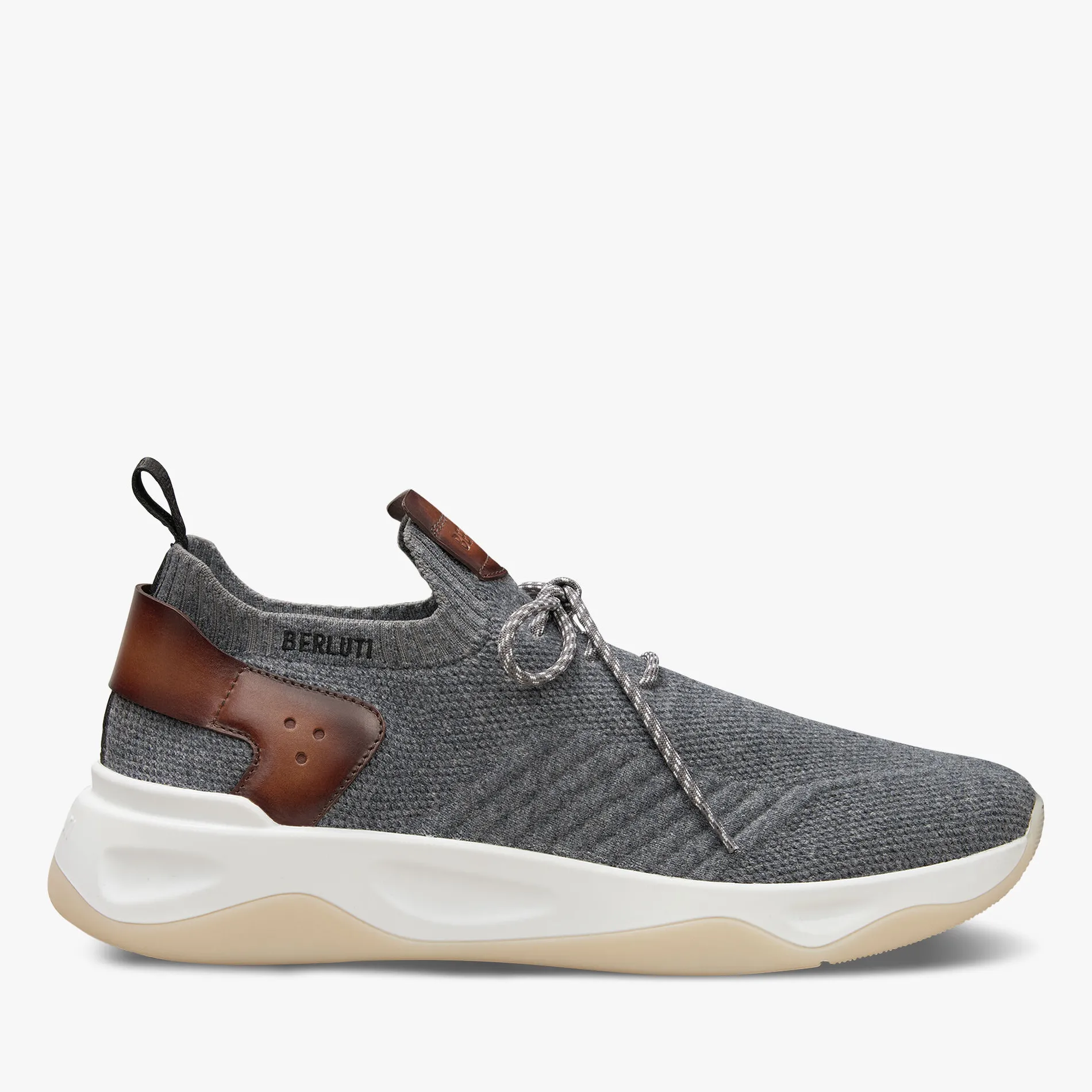 Berluti Sneaker Shadow En Cachemire Et Cuir | Sneakers | Shadow