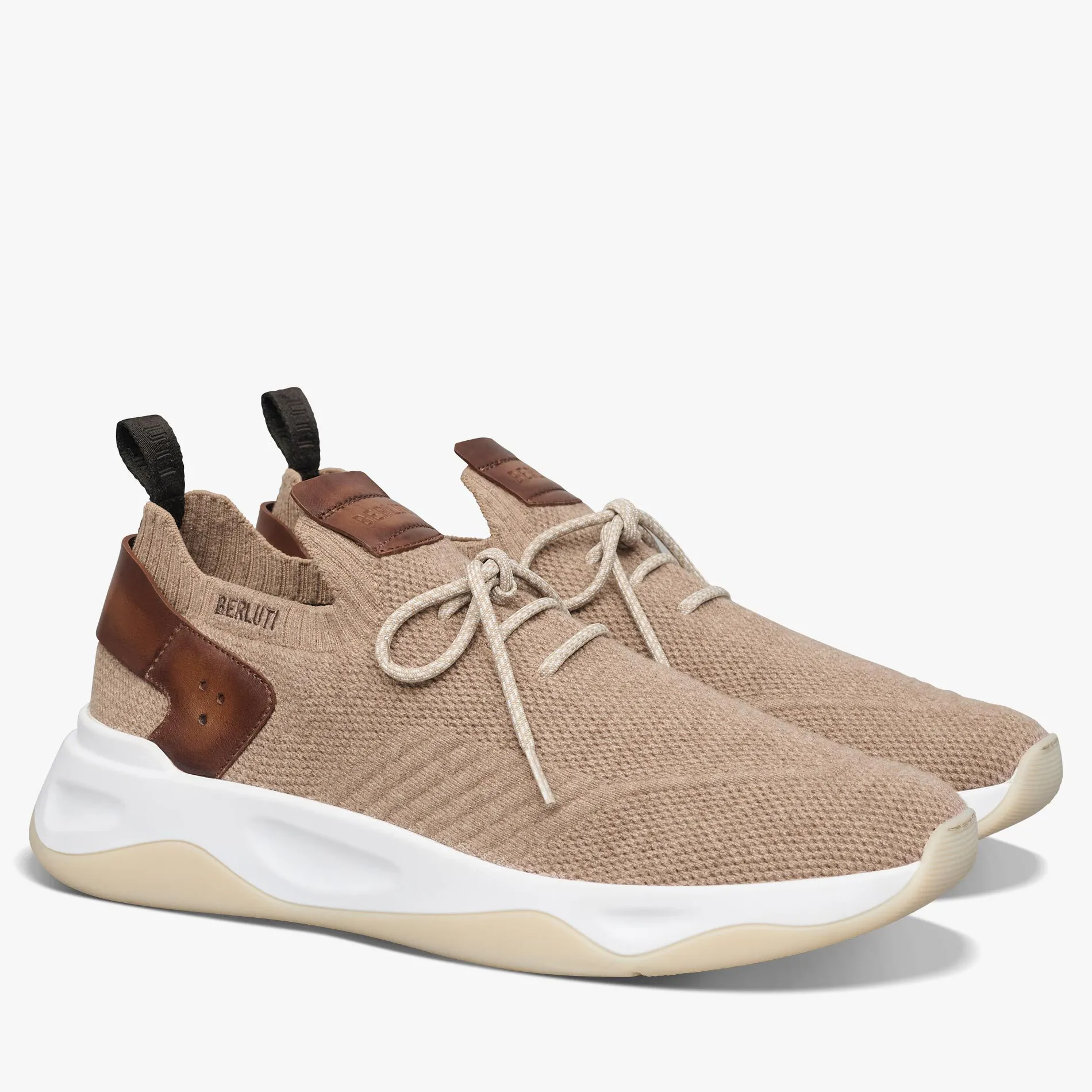 Berluti Sneaker Shadow En Cachemire Et Cuir | Sneakers | Shadow