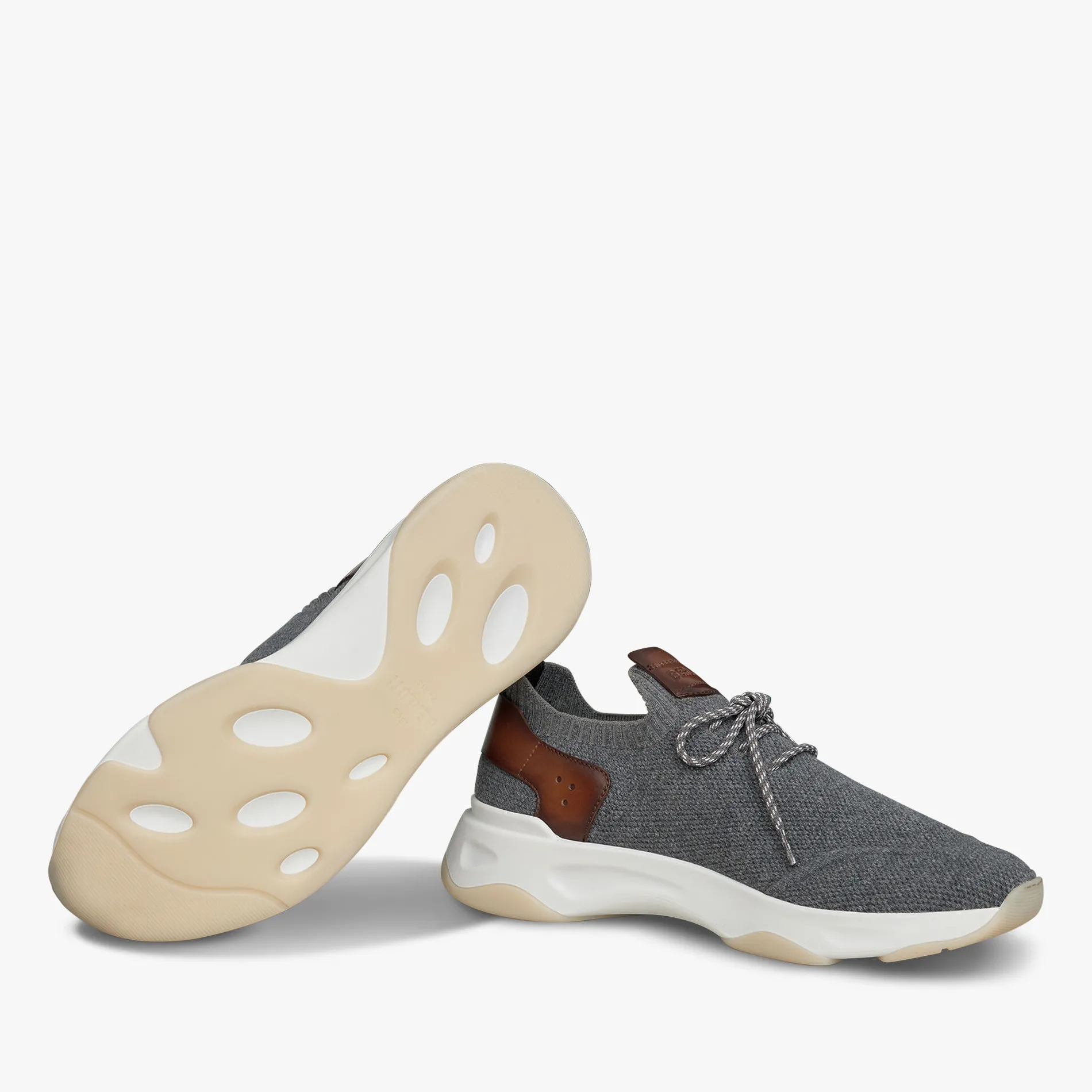 Berluti Sneaker Shadow En Cachemire Et Cuir | Sneakers | Shadow