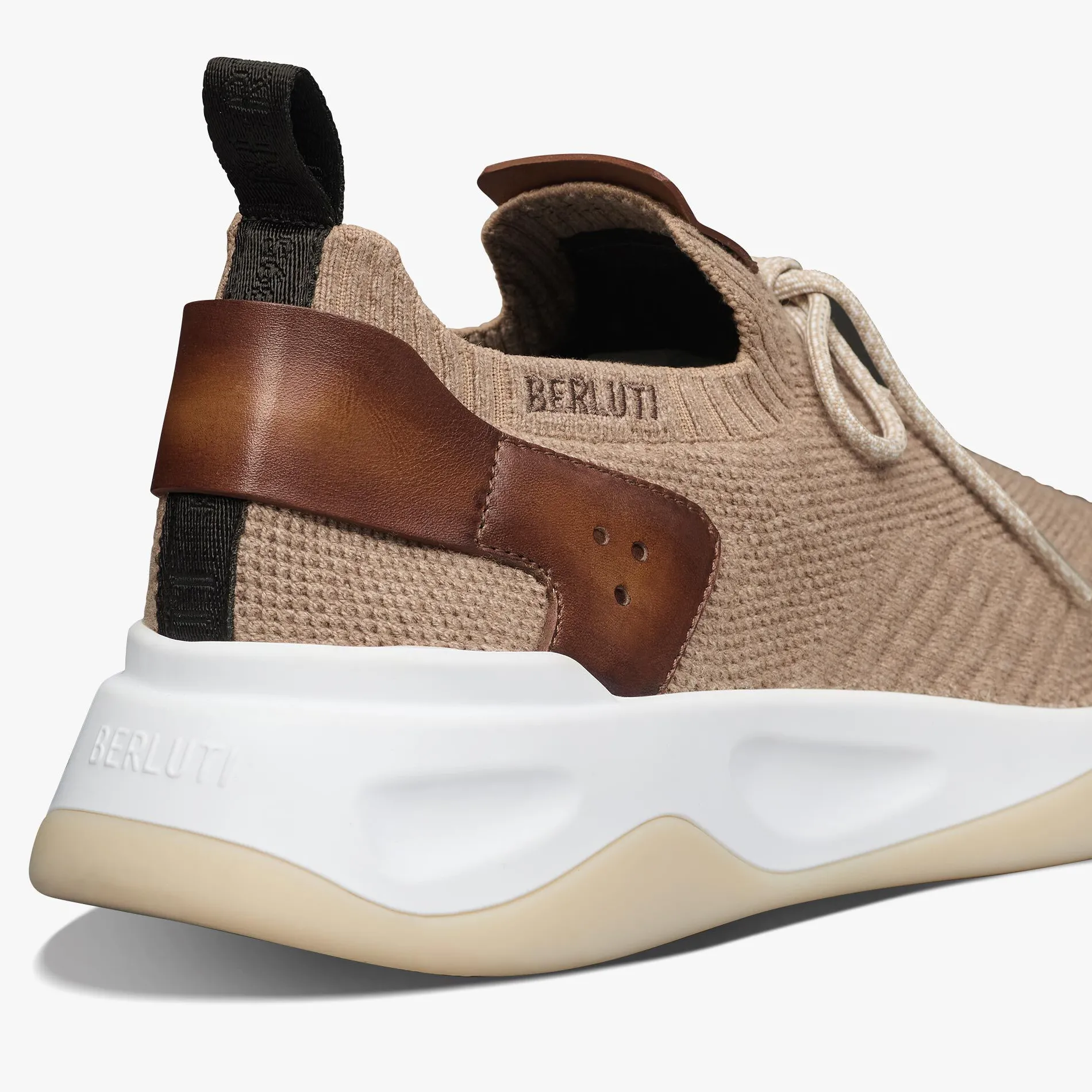 Berluti Sneaker Shadow En Cachemire Et Cuir | Sneakers | Shadow