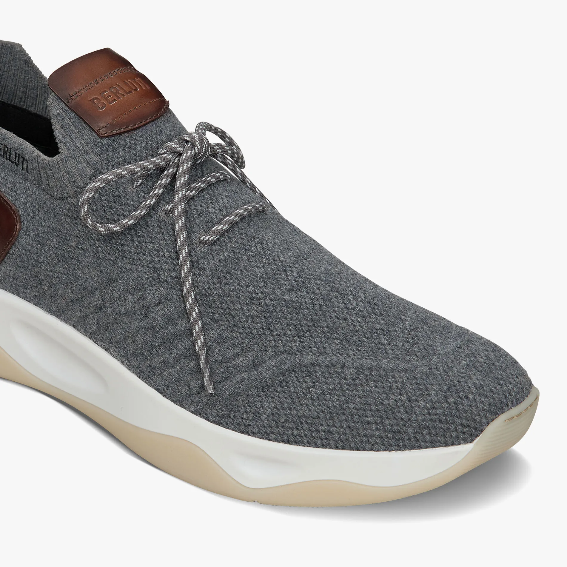 Berluti Sneaker Shadow En Cachemire Et Cuir | Sneakers | Shadow