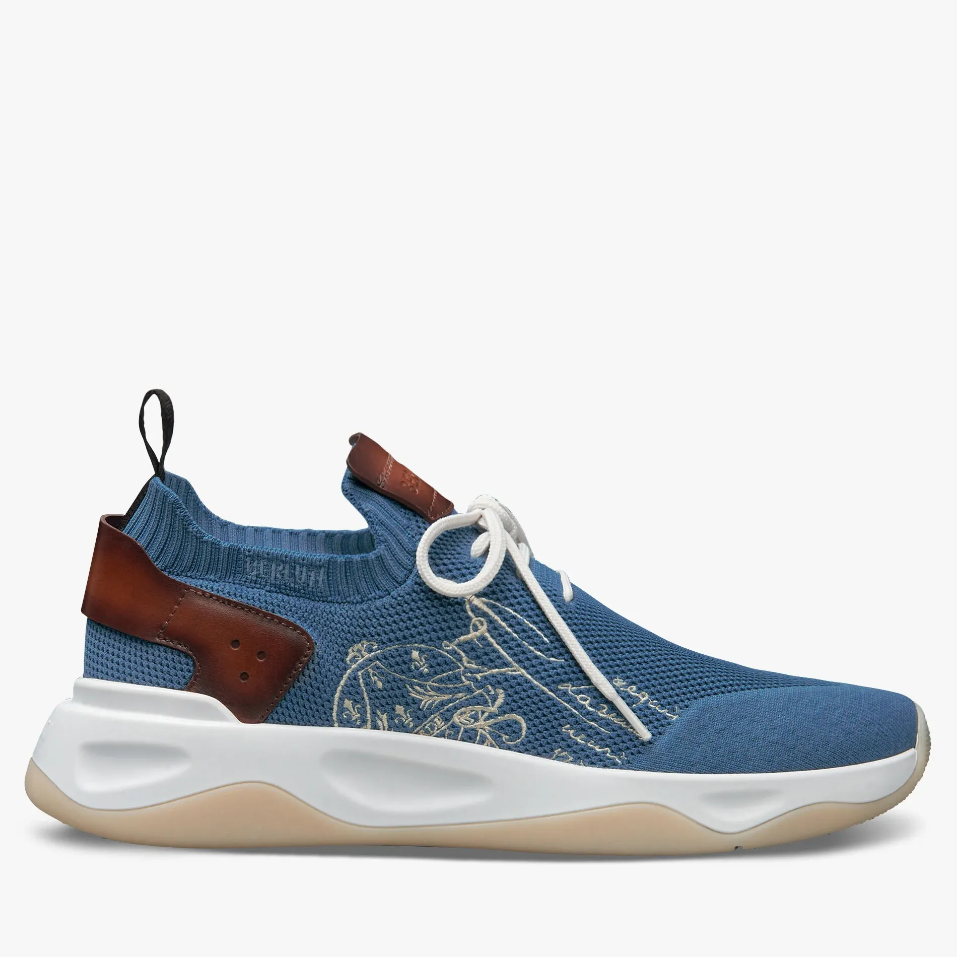 Berluti Sneaker Shadow En Maille et Cuir | Sneakers | Shadow