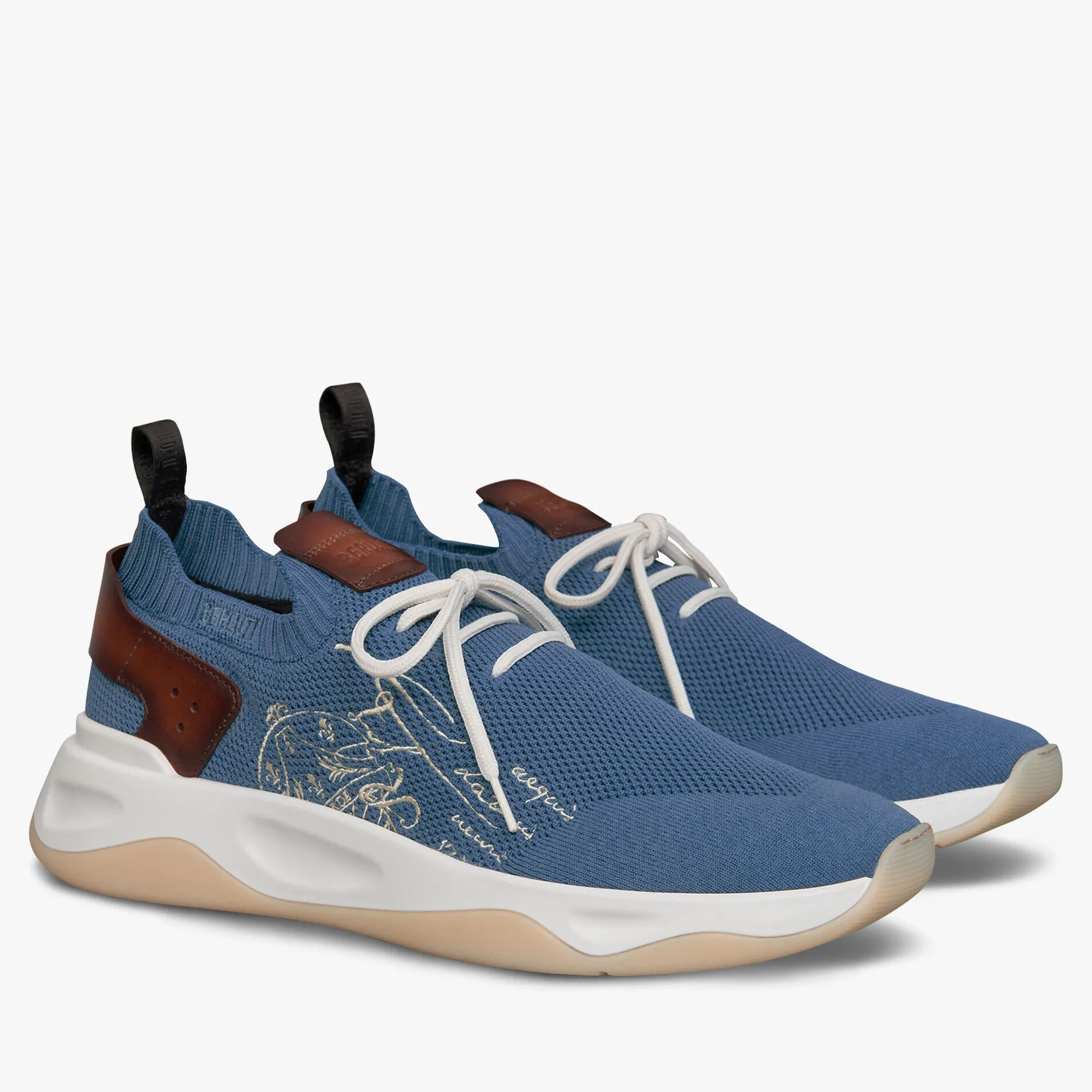 Berluti Sneaker Shadow En Maille et Cuir | Sneakers | Shadow