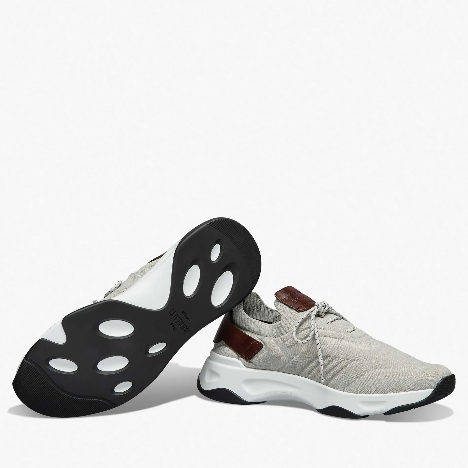 Berluti Sneaker Shadow En Maille Et Cuir | Sneakers | Shadow