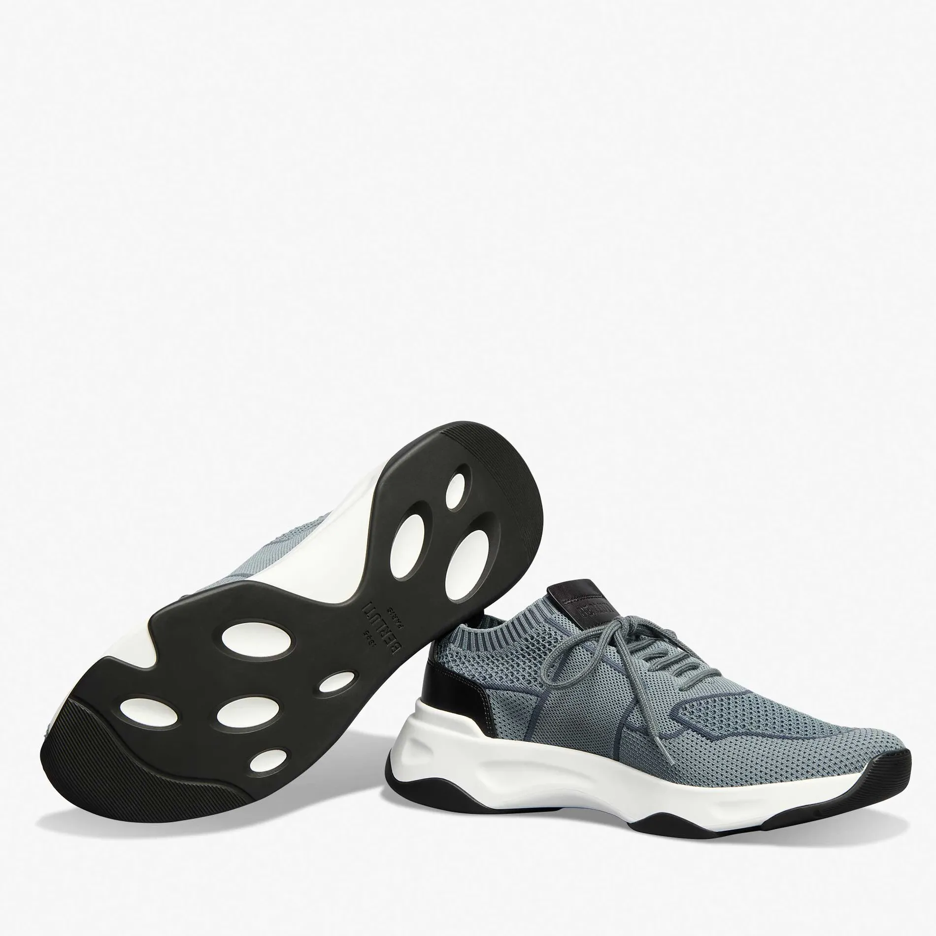 Berluti Sneaker Shadow En Maille Et Cuir De Veau | Sneakers | Shadow