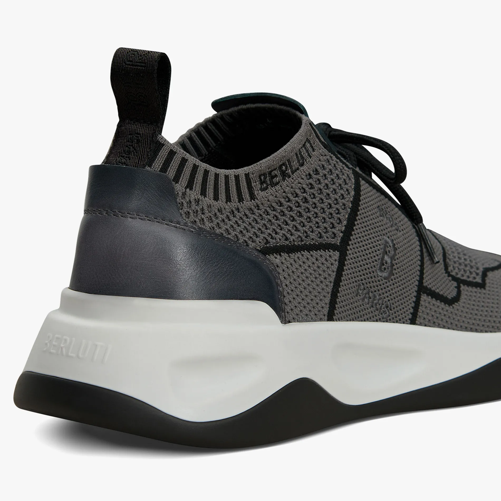 Berluti Sneaker Shadow En Maille Et Cuir | Sneakers | Shadow