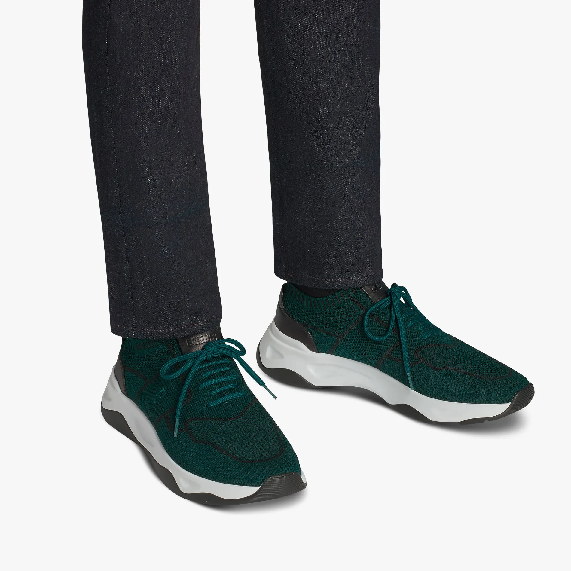 Berluti Sneaker Shadow En Maille Et Cuir | Sneakers | Shadow