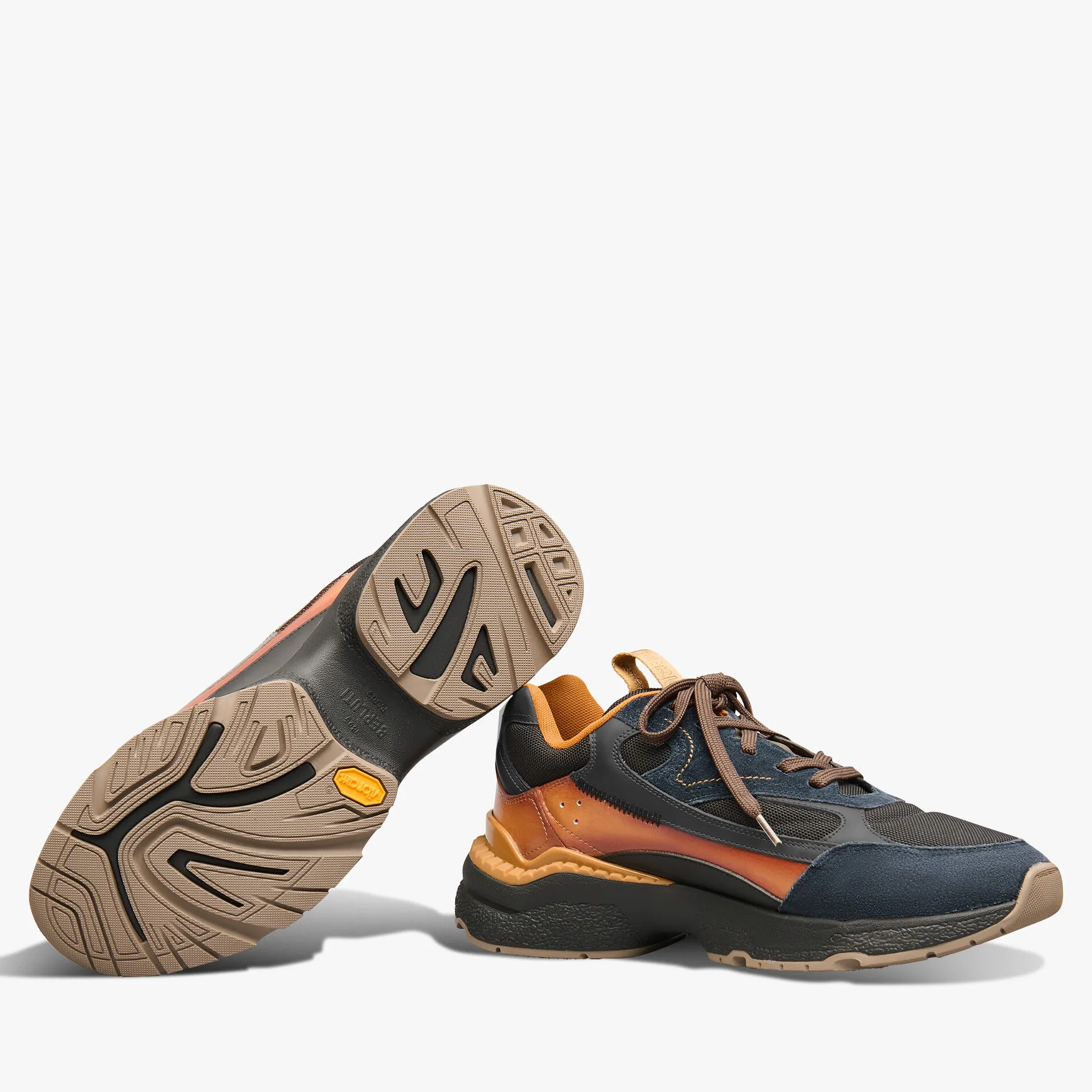Berluti Sneaker Skyrunning En Cuir Et Nylon | Sneakers