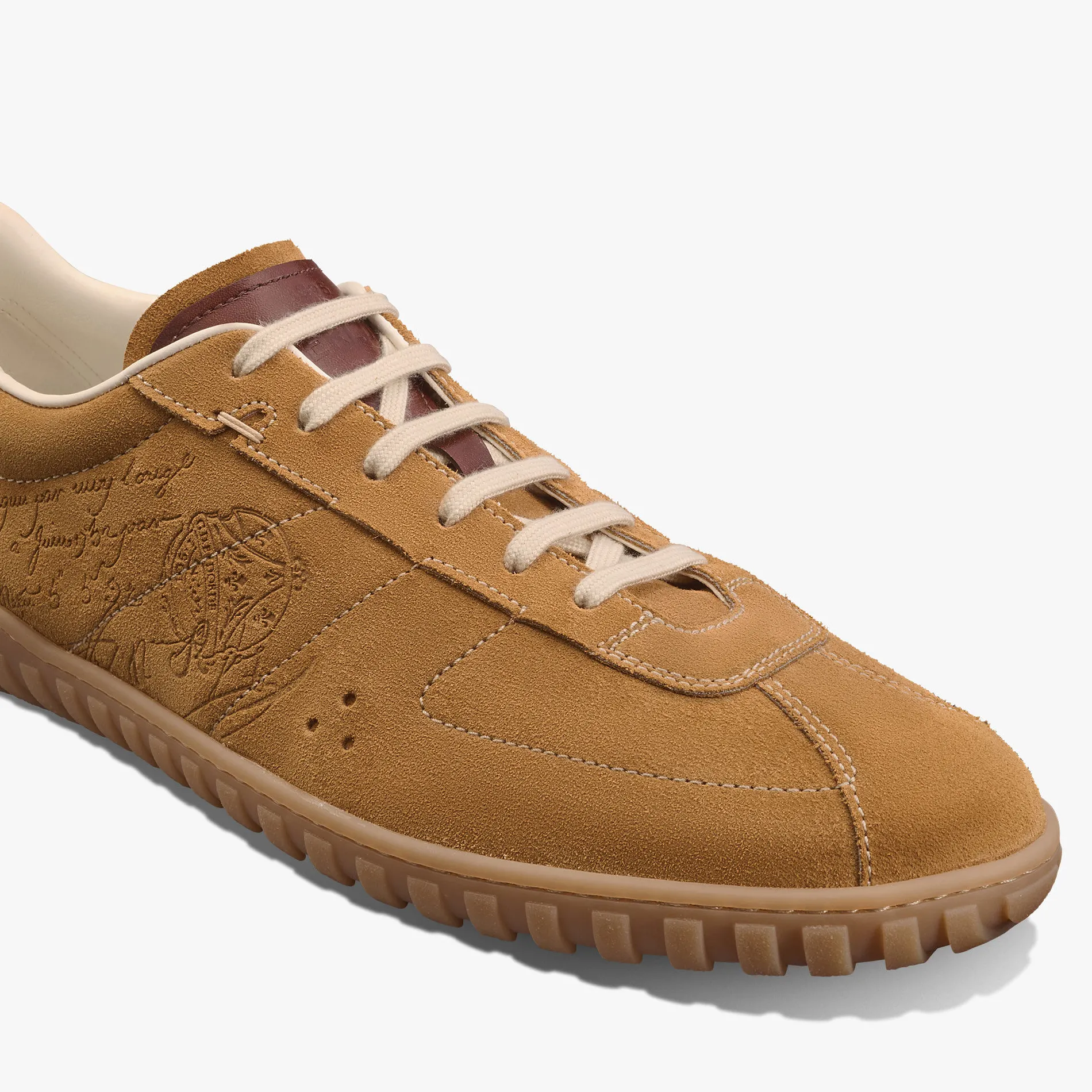 Berluti Sneaker Trainer En Veau Velours Scritto | Sneakers