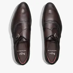 Berluti Soulier &agrave; boucle Rapi&eacute;c&eacute;-Repris&eacute; en cuir Scritto | Mocassins & Boucles