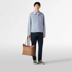 Berluti Surchemise En Su&egrave;de | Cuir | Chemises
