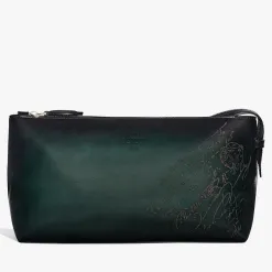 Berluti Trousse De Toilette Ivy En Cuir Scritto Swipe | Sacs De Voyage | Housses & Étuis