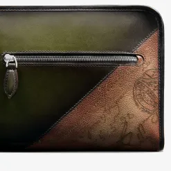 Berluti Trousse De Toilette Morning En Cuir Scritto | Pochettes
