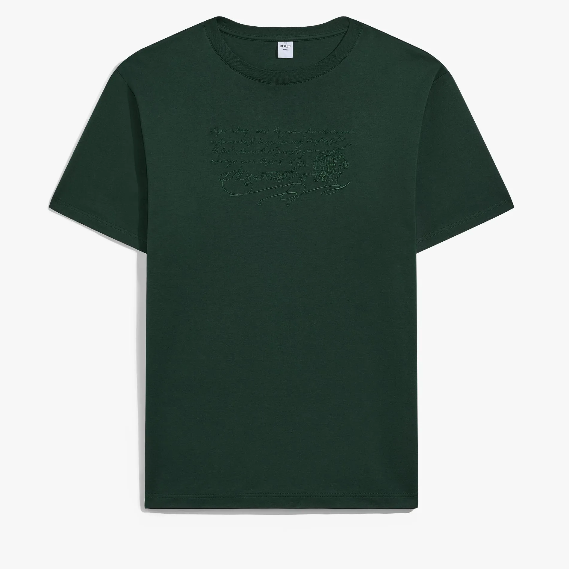 Berluti T-Shirt Avec Broderie Scritto | Polos & T-shirts