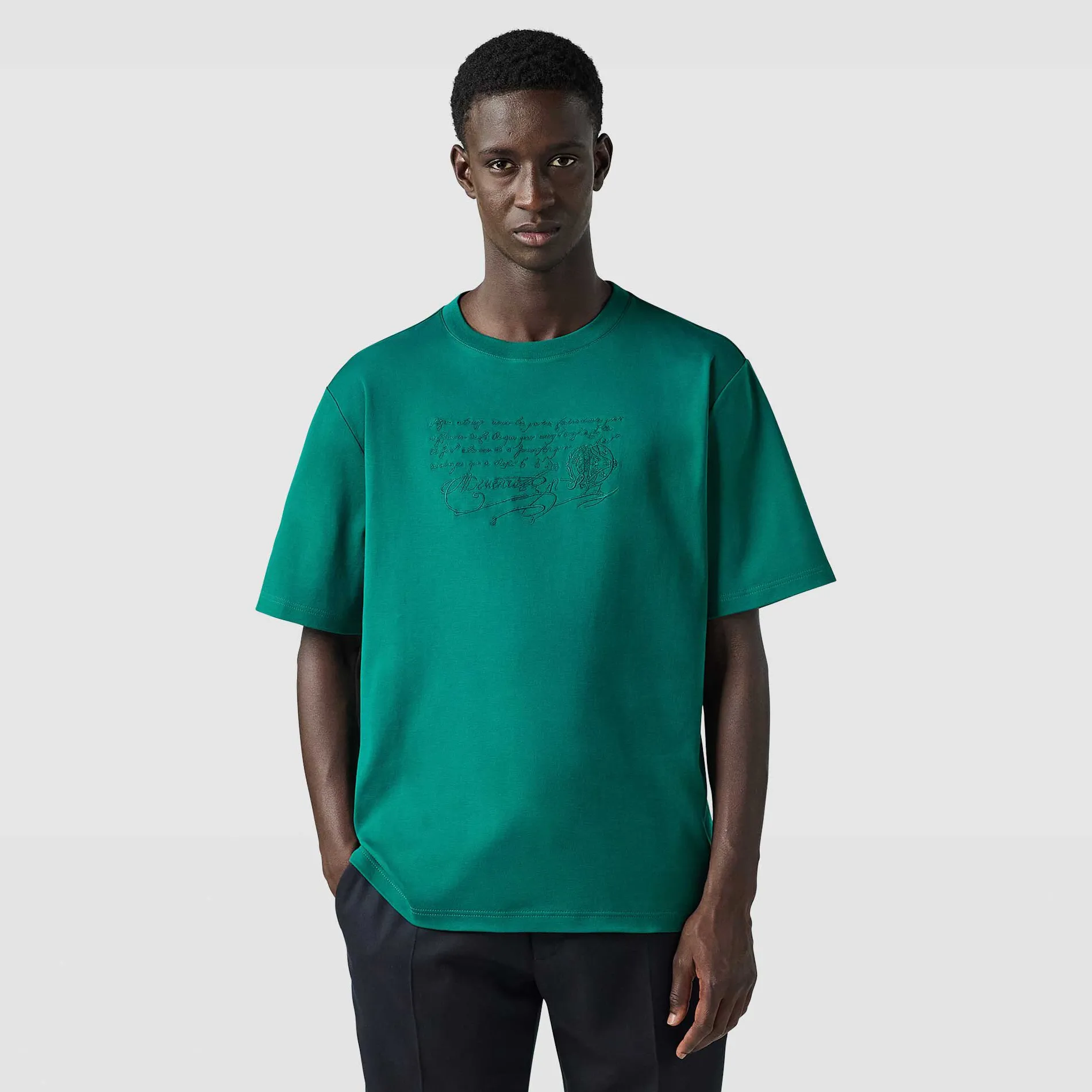 Berluti T-Shirt Avec Broderie Scritto | Polos & T-shirts