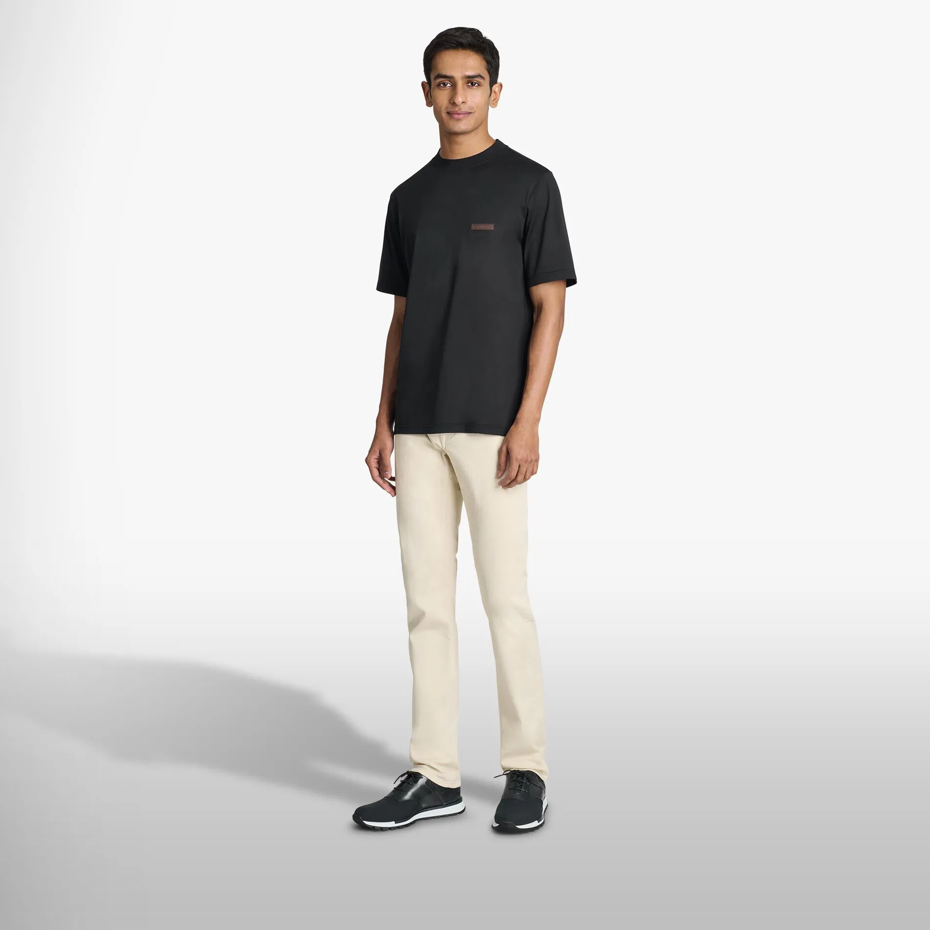 Berluti T-Shirt Avec D&eacute;tail En Cuir | Polos & T-shirts