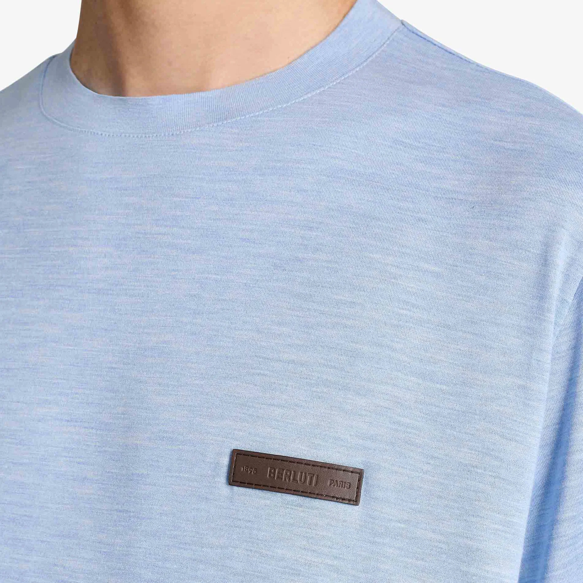 Berluti T-Shirt Avec D&eacute;tail En Cuir | Polos & T-shirts