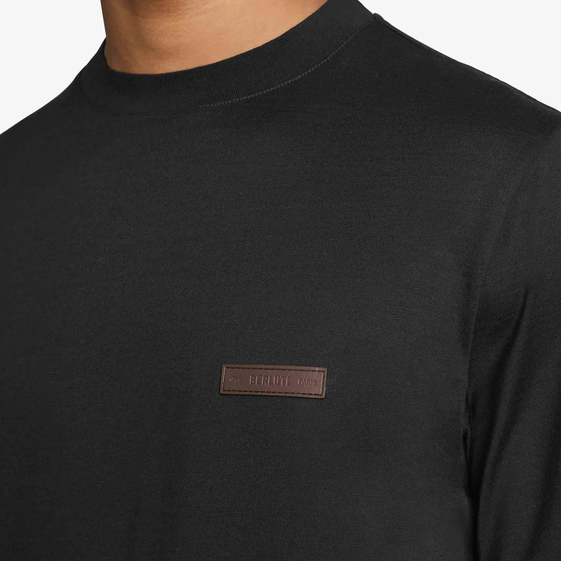 Berluti T-Shirt Avec D&eacute;tail En Cuir | Polos & T-shirts