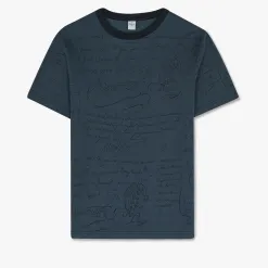 Berluti T-Shirt En Jacquard Scritto All-Over | Polos & T-shirts