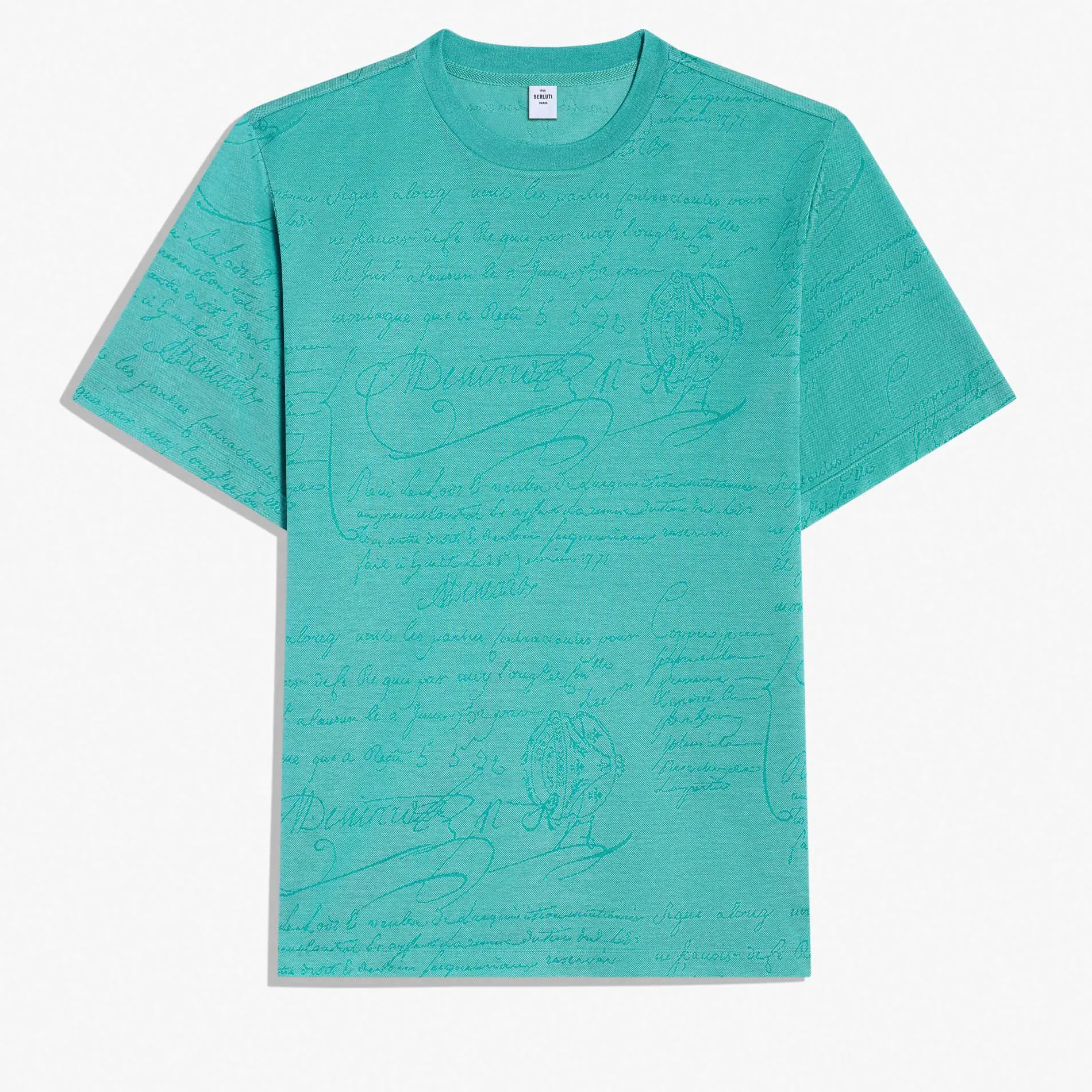 Berluti T-Shirt En Jacquard Scritto | Polos & T-shirts