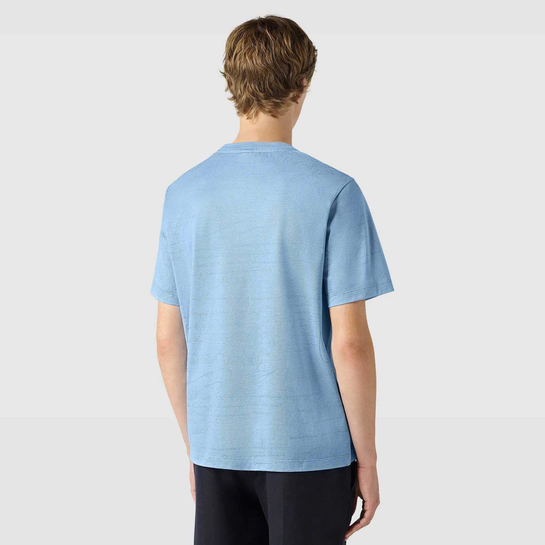 Berluti T-Shirt En Jacquard Scritto | Polos & T-shirts