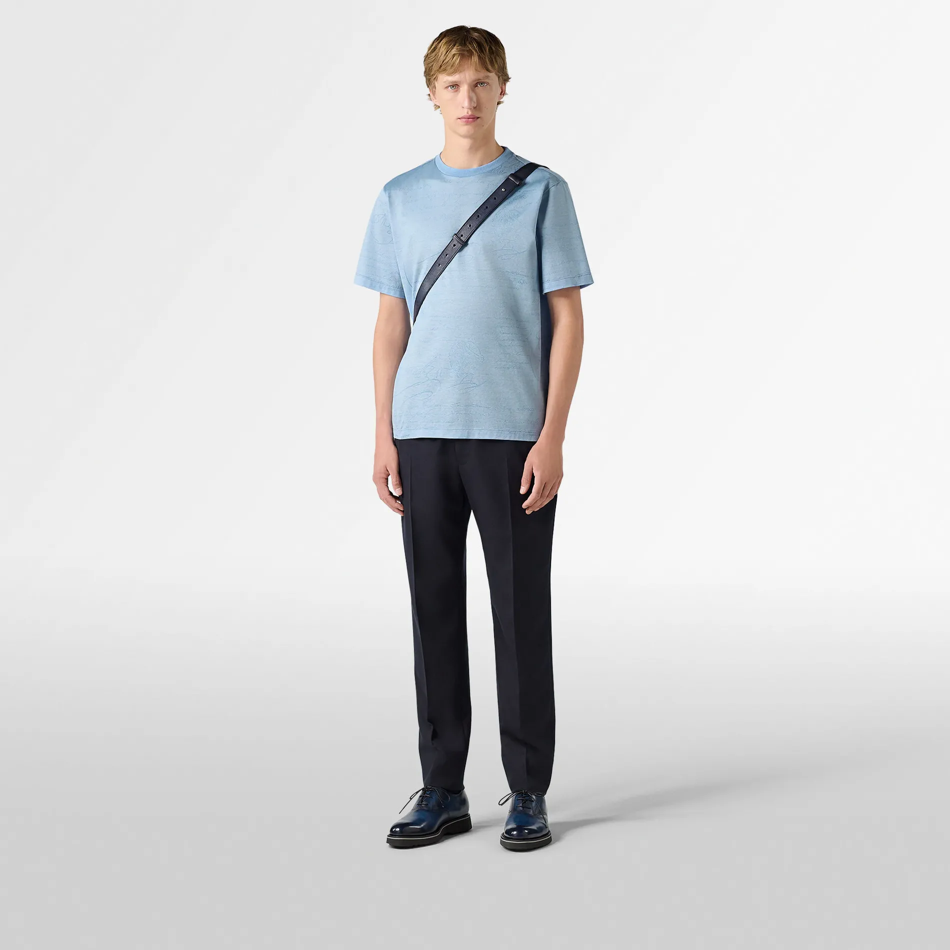 Berluti T-Shirt En Jacquard Scritto | Polos & T-shirts