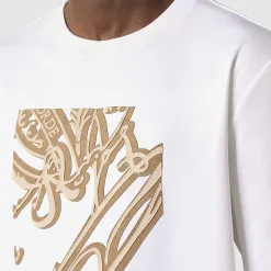 Berluti T-Shirt Frame Scritto Avec Effet Su&eacute;d&eacute; | Polos & T-shirts