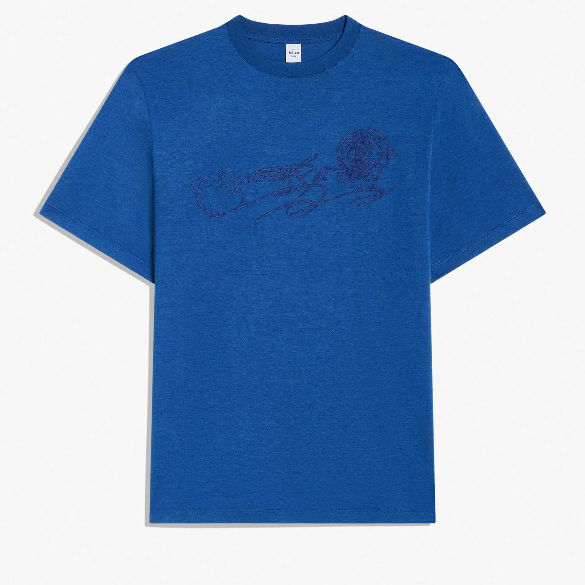 Berluti T-Shirt Scritto Avec Effet Su&eacute;d&eacute; | Polos & T-shirts