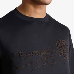 Berluti T-Shirt Scritto Avec Effet Su&eacute;d&eacute; | Polos & T-shirts