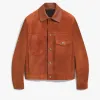 Berluti Veste Denim en Suede | Cuir