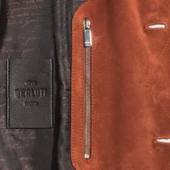 Berluti Veste Denim en Suede | Cuir