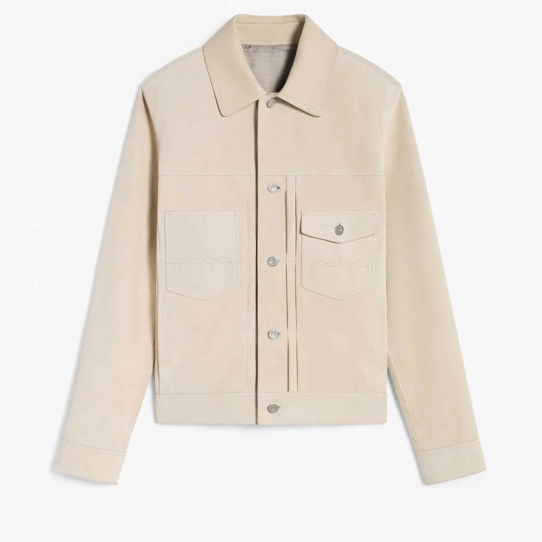 Berluti Veste Denim En Su&egrave;de | Cuir